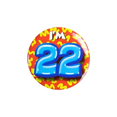 Afbeelding van I&#039;m 22 Button Jaar 5,5cm
