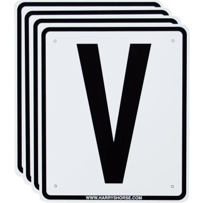 Afbeelding van Harry&#039;s Horse Bakbordjes, V,S,R,P One Size Wit