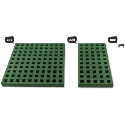 Afbeelding van EXIT Freezone trampoline veiligheidstegels 305x519cm