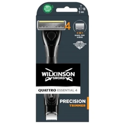 Afbeelding van Wilkinson Quattro Essential 4 Scheermes Voor Precisietrimmen
