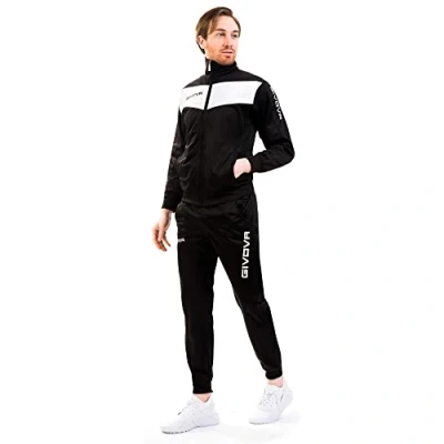 Afbeelding van Trainingspak, Zeus, Navy blauw/Royal blauw, maat XS (152/158)