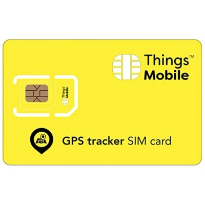Afbeelding van Simkaart voor PERSONAL GPS Tracker Things Mobile met wereldwijde afdekking en GSM/2G/3G/4G LTE multifunctioneel netwerk, zonder vaste kosten concurrerende voordelen creditcard.