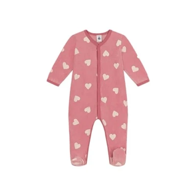 Afbeelding van Petit Bateau Velours Pyjama voor kinderen, Maat: 67, Pink
