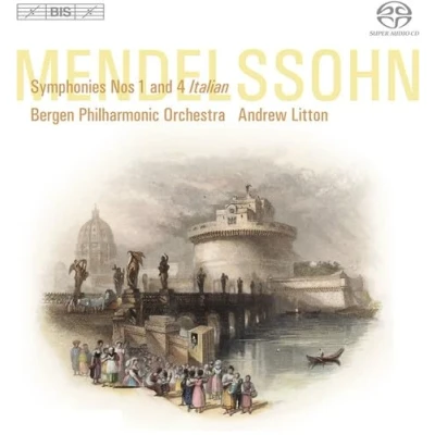 Afbeelding van Bergen Philharmonic Orchestra, Andrew Litton Bartholdy: Symphonies Nos.1 &amp; 4 (Super Audio CD)