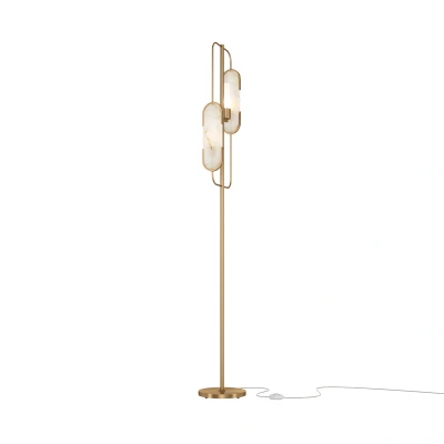 Afbeelding van Maytoni Vloerlamp Marmo Goud Ø23