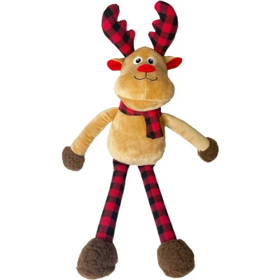 Afbeelding van Happy Pet Ralph Rendier Hondenspeelgoed Kerstthema 56X44X14 cm Zacht Pluche Knuffel voor Honden Feestdagen Decoratief Speelgoed