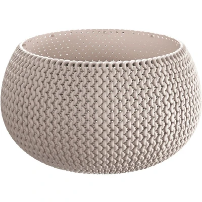 Afbeelding van Prosperplast Bloempot Splofy taupe kunststof 24 cm