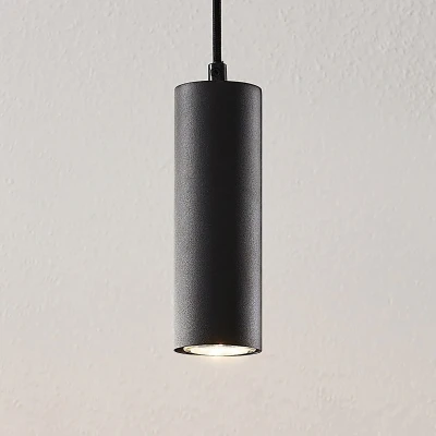 Afbeelding van Lindby hanglamp 1licht metaal H: 18 cm GU10 zwart
