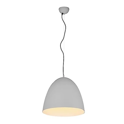Afbeelding van Reality LED Hanglamp Hangverlichting E27 Fitting 1 lichts Rond Grijs Aluminium