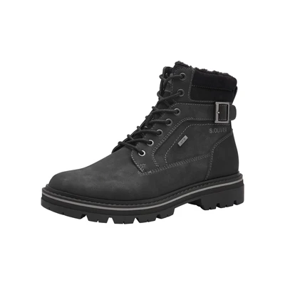Afbeelding van s.Oliver Heren WL Lace Boot 5 16244 43 sneeuwlaarzen, zwart, 41 EU, EU