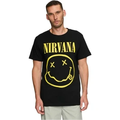 Afbeelding van Merchcode Nirvana Lithium TEE Tshirt print, Heren, Maat: 5XL, Black