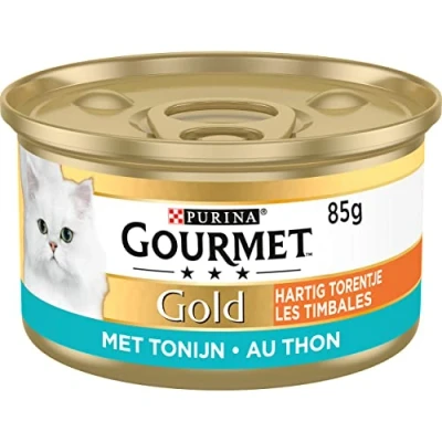 Afbeelding van 24x Gourmet Gold Hartig Torentje Tonijn 85 gr