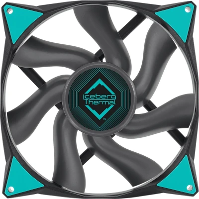 Afbeelding van Iceberg Thermal IceGALE 140 mm PWM Premium behuizingsventilator, zwart