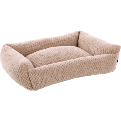 Afbeelding van Flamingo Jacquard mand, rechthoekig, taupe, 65 x 50 20 cm
