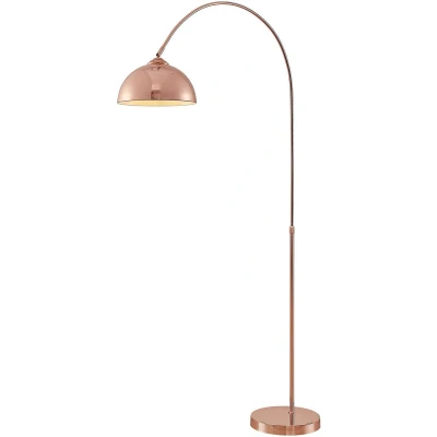 Afbeelding van Lindby booglamp 1licht ijzer H: 183 cm E27 koper