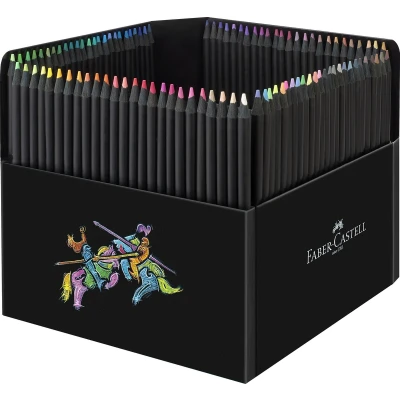 Afbeelding van Kleurpotlood Faber Castell Black Edition 100 stuks in karton etui