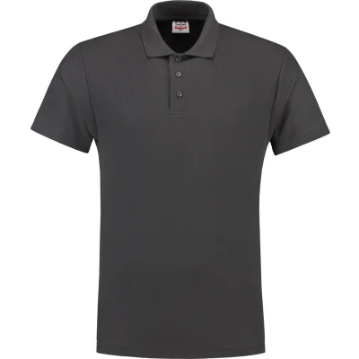 Afbeelding van Tricorp Poloshirt Casual 201003 180gr Donkergrijs Maat XS