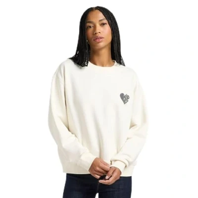 Afbeelding van Lee Relaxed FIT Sweater, Dames, Maat: 40, Ecru