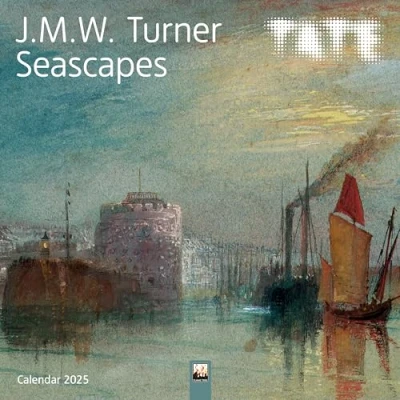 Afbeelding van Tate: J.M.W. Turner, Seascapes William Seelandschaften 2025: Original Flame Tree Publishing Kalender [Kalender]