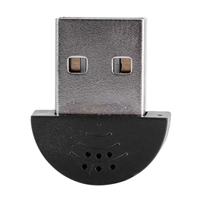 Afbeelding van Spraakmicrofoon Draagbare USB Mini Studio Opname Audio MIC Adapter voor Computer PC(Zwart)