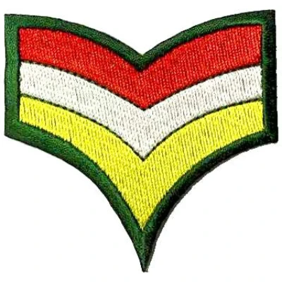Afbeelding van Fjesta© Oeteldonk Embleem Oeteldonkse Rangstrepen Carnaval Den Bosch