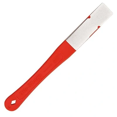 Afbeelding van DMT Dia Sharp Mini Hone aftrekvijl, diamantslijper fijn, 6,35 cm / 2,5 inch, rood, D2F