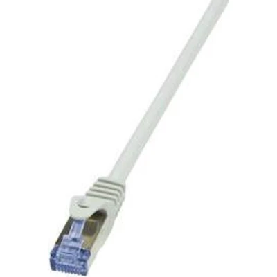 Afbeelding van LogiLink CQ4092S RJ45 Netwerkkabel, patchkabel S/FTP 10.00 m Grijs Vergulde steekcontacten, Vlambestendig, Snagless 1 stuk(s)