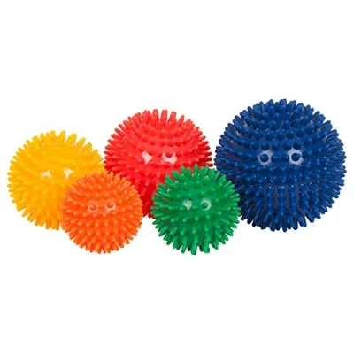 Afbeelding van Egelbal medium, set van 5, massagebal, noppenbal, fasciebal