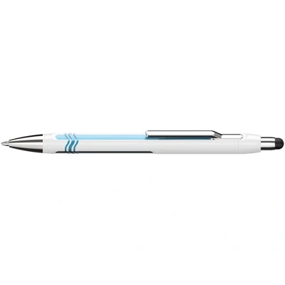 Afbeelding van Schneider S 138702 Balpen Epsilon Touch Blauwschrijvend, Huls Wit/Blauw