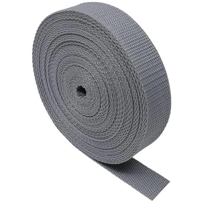 Afbeelding van Heavy Duty Webbing Strap Tape 5 meter Rugzak/Rugzakken, Bagage/Cargo Strapping, Riemen, Grijs, 25mm