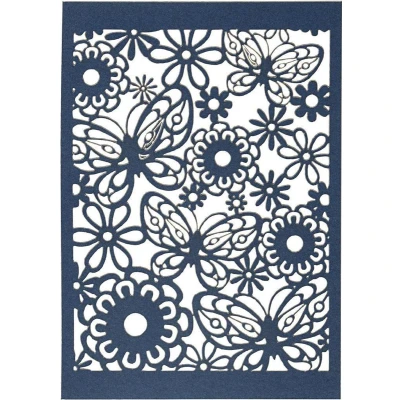 Afbeelding van Creotime patroonkarton 10,5 x 14,8 cm 10 stuks blauw
