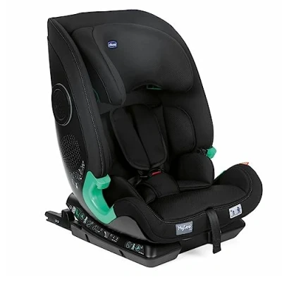 Afbeelding van Chicco My Seat i Size Isofix Autostoel voor kinderen van 76 tot 150 cm, baby&#039;s 15 maanden 12 jaar, groep 1, 2, 3, verstelbare hoofdsteun en zijdelingse bescherming, zwart