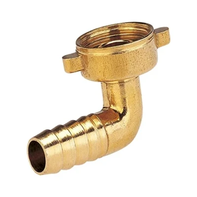 Afbeelding van GARDENA Messing kniekoppeling: hoek met schroefdraad van 26,5 mm (G 3/4&quot;), voor slangen 13 (1/2&quot;), het eenvoudig veranderen richting (7286 20)