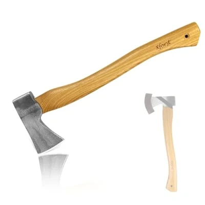 Afbeelding van Xforst Bijl, forstaxt, kloofbijl, bosaxt van Hickory houten steel, 50 cm / 1,15 kg. Model X AG3 Geoptimaliseerde geometrie.