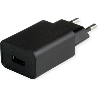 Afbeelding van VALUE USB oplader met eurostekker, 1 poort (Type A), 12W