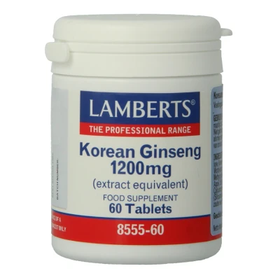 Afbeelding van Lamberts Ginseng Koreaans 1200mg, 60 tabletten