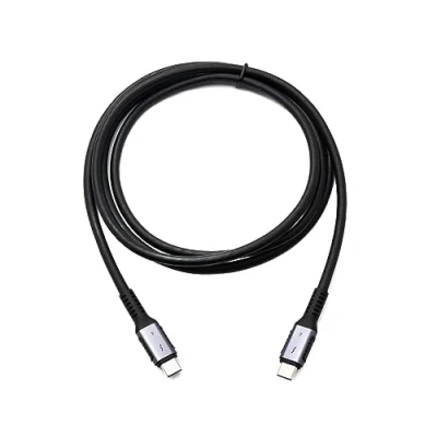 Afbeelding van System S USB4 Thunderbolt kabel 150 cm type C stekker naar adapter 40 Gbit/s USB 4.0