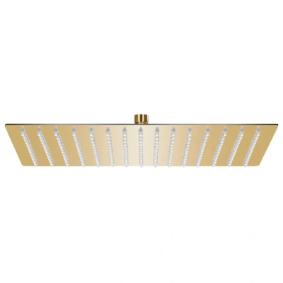 Afbeelding van VidaXL Regendouchekop rechthoekig 40x30 cm roestvrij staal goudkleurig