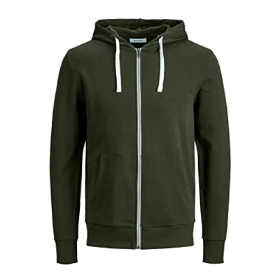 Afbeelding van Jack &amp; Jones Jjeholmen trui met rits capuchon jas, Roze/pasvorm: normale pasvorm, 3XL