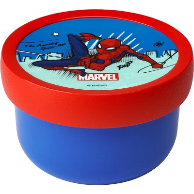 Afbeelding van Mepal Fruitbox Campus Lunchbox 300 Ml Spiderman Print Lunchboxen &amp; Bekers
