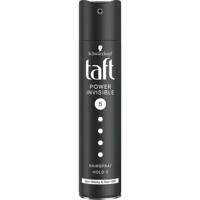 Afbeelding van 6x Schwarzkopf Taft Haarspray Invisible Power / Hold 5 250ml