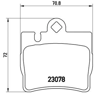 Afbeelding van Brembo Remblokset P 50 042
