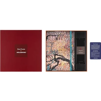 Afbeelding van Moleskine Limited Edition Aziatische Collectie Box (3 notitieboeken + sjaal)