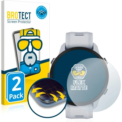 Afbeelding van BROTECT Screenprotector voor Garmin Forerunner 955 Folie Beschermfolie matte volledig dekking (2 Stuks)