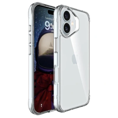 Afbeelding van Apple iPhone 16 Plus Hoesje Kunststof imoshion Hardcase/Backcover Transparant Telefoonhoesje Shockproof/Valbescherming