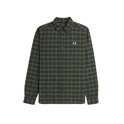 Afbeelding van Fredperry Fp Tartan Oxford Overhemd Streetwear Volwassen