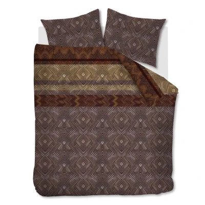 Afbeelding van Snoozing Ferry Dekbedovertrek Lits jumeaux 240x200/220 cm Brown