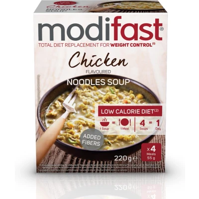 Afbeelding van 3x Modifast Intensive Noodles Soep Chicken 220 gr