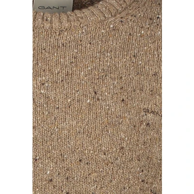 Afbeelding van GANT NEPS C NECK Trui, Heren, Maat: 3XL, Lt brown melange