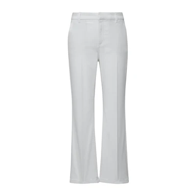 Afbeelding van comma flared regular waist casual broek wit